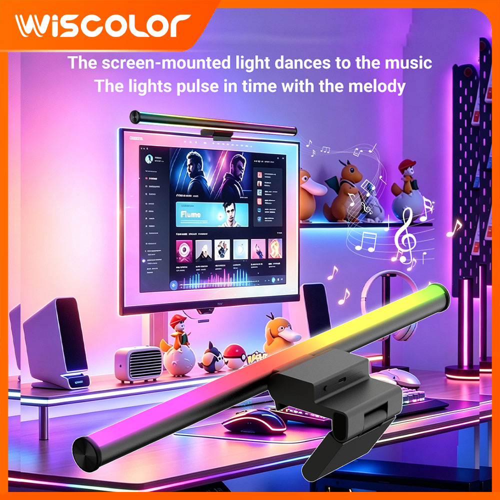 Setup Desk Monitor - ไฟแถบ LED ปรับความสว่างได้ ควบคุมผ่าน Wi-Fi ระบบ