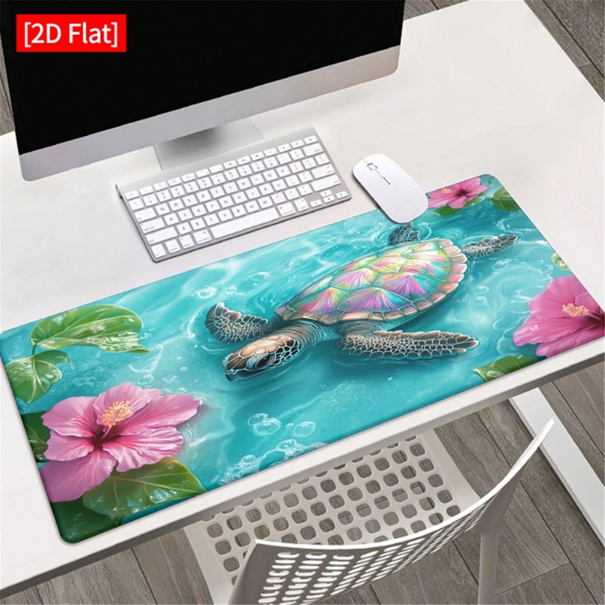 [2D Flat] แผ่นรองเมาส์และคีย์บ - Desk Setup Pc And Laptop บทวิจารณ์และราคา