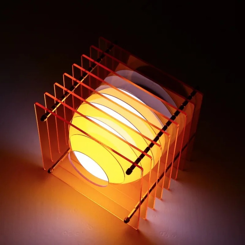 โคมไฟดวงจันทร์ DIY อะคริลิกหลา - Desk Setup Lamp บทวิจารณ์และราคา
